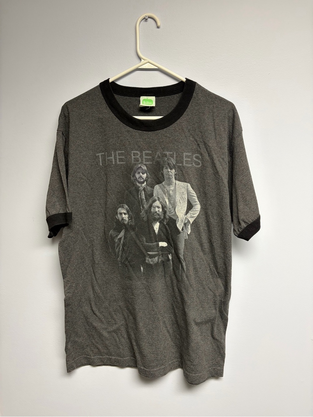 2005 The Beatles Graphic Ringer T-Shirt - Charcoal/Black